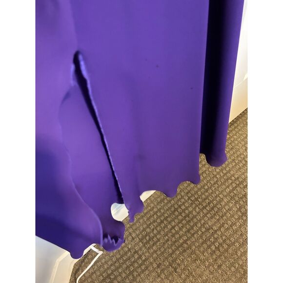 Stunning Backless Purple Formal Dress by M Studio, Size 1. - Picture 2 of 10